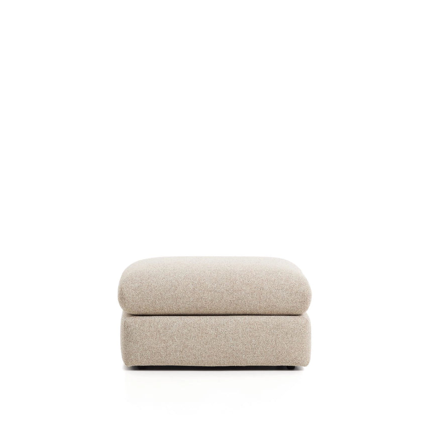 Fußablage Vera in Beige, 80 x 80 cm, FSC Mix Credit von Kave Home – Bild 1