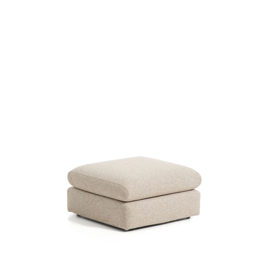 Fußablage Vera in Beige, 80 x 80 cm, FSC Mix Credit von Kave Home – Bild 3