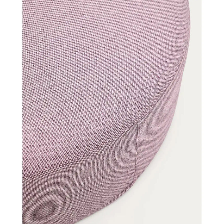 Fußablage mit abnehmbarem Bezug Kaeli violett Ø 120 cm von Kave Home – Bild 7