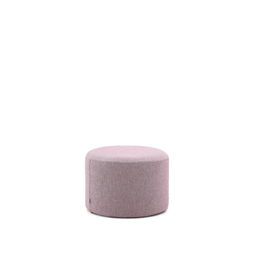 Fußablage mit abnehmbarem Bezug Kaeli violett Ø 60 cm von Kave Home – Bild 5
