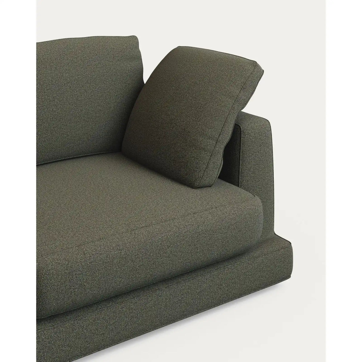 Gala 3-Sitzer-Sofa aus dunkelgrüner Chenille FSC Mix Credit 210 cm von Kave Home – Bild 6
