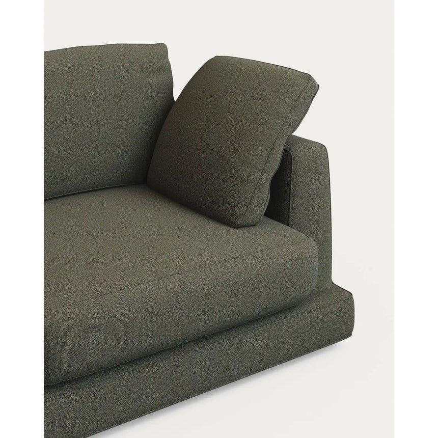Gala 3-Sitzer-Sofa aus dunkelgrüner Chenille FSC Mix Credit 210 cm von Kave Home – Bild 6