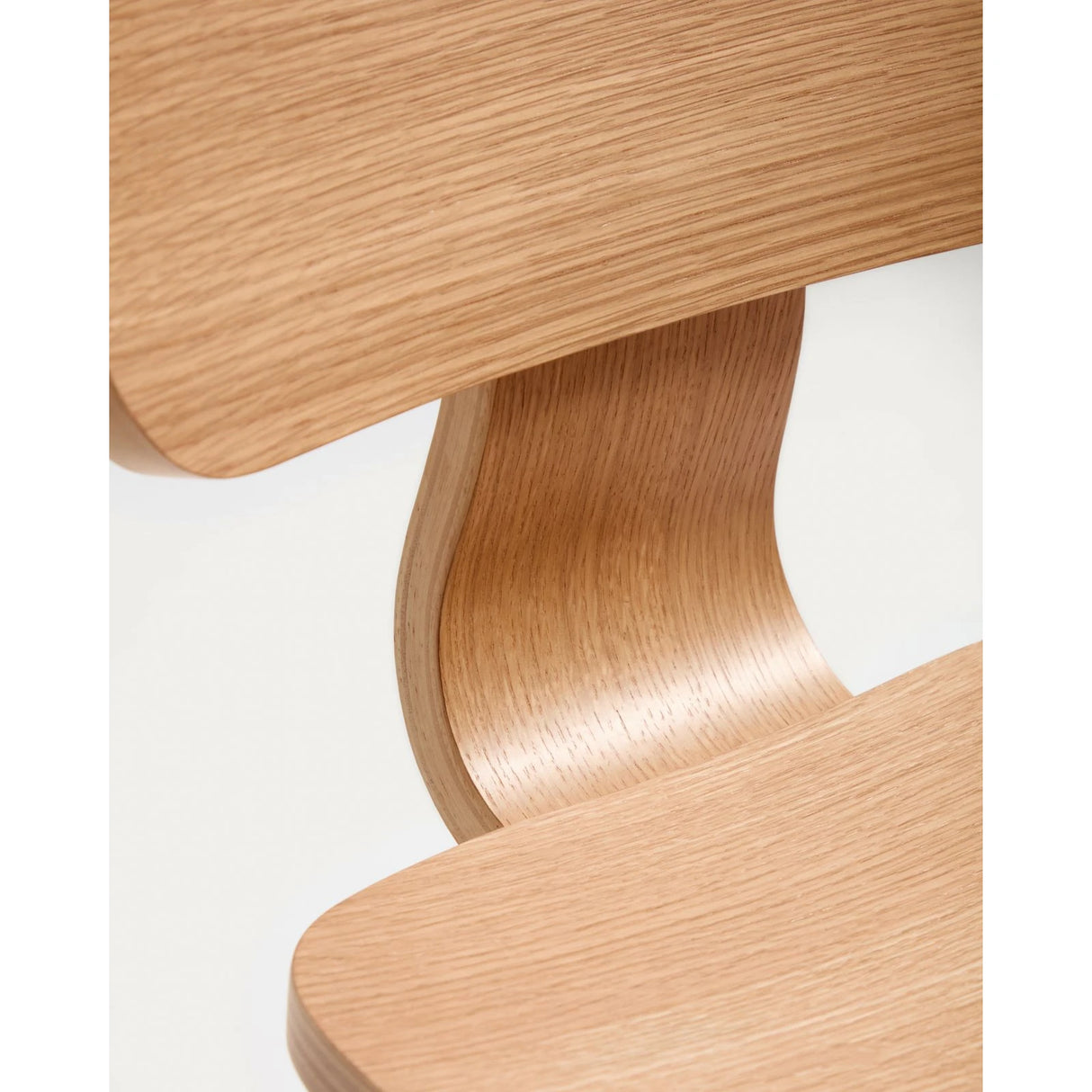 Gena-Hocker aus Eichenfurnier 65cm von Kave Home – Bild 8