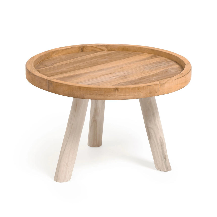 Glenda runder Couchtisch aus massivem Teakholz Ø 55 cm von Kave Home – Bild 7
