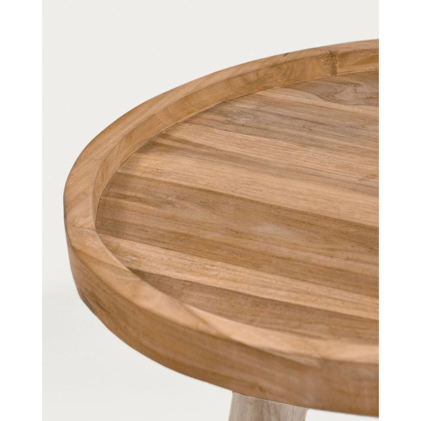 Glenda runder Couchtisch aus massivem Teakholz Ø 55 cm von Kave Home – Bild 8