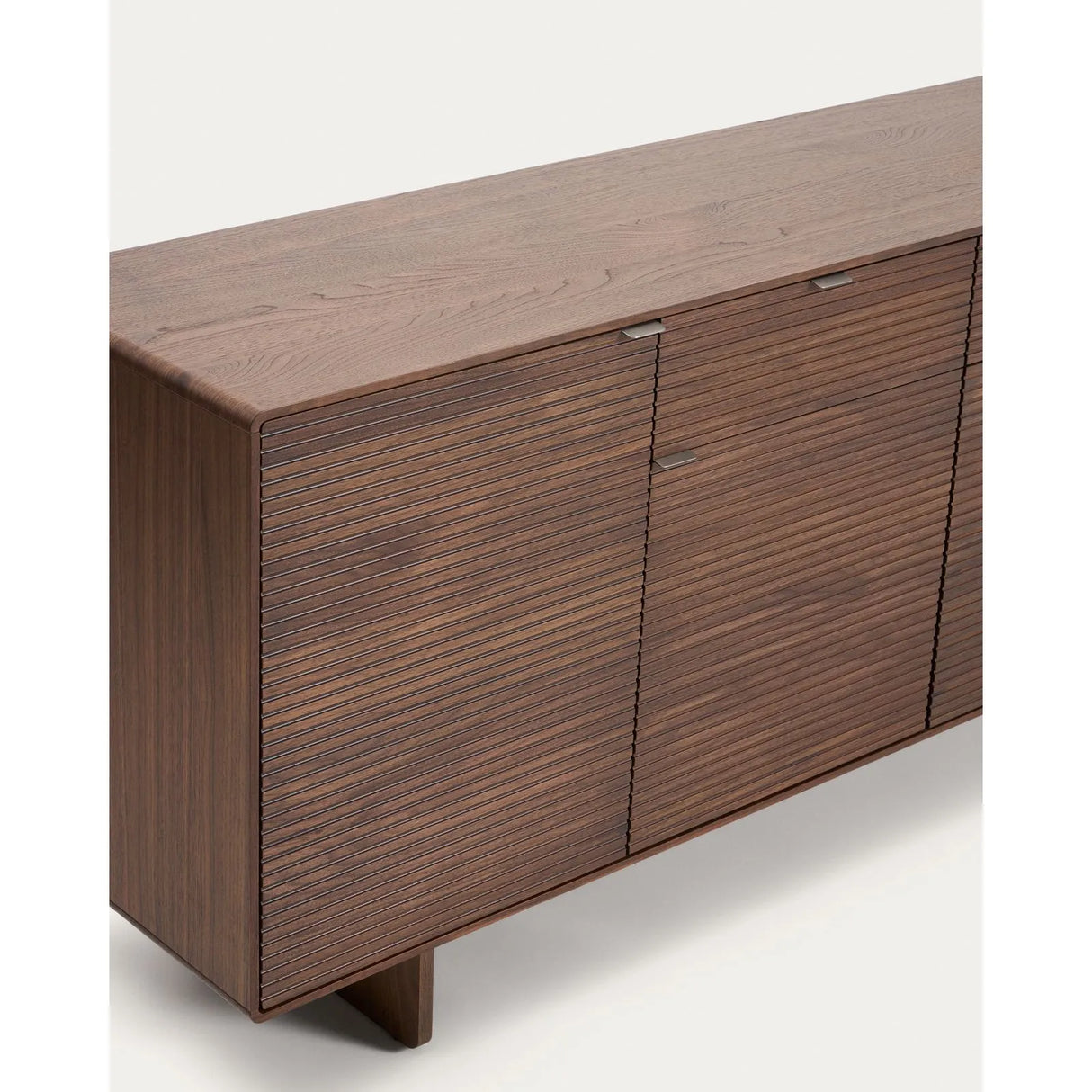 Highboard Norlen mit 4 Türen und 2 Schubläden in Nussbaumfurnier FSC Mix Credit 194,5 x 78 cm von Kave Home – Produktbild 12