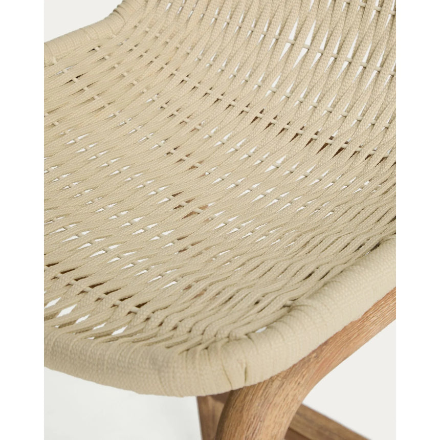 Hocker Alipa aus massivem Akazienholz und Seil, 75 cm, FSC 100 % von Kave Home – Bild 11