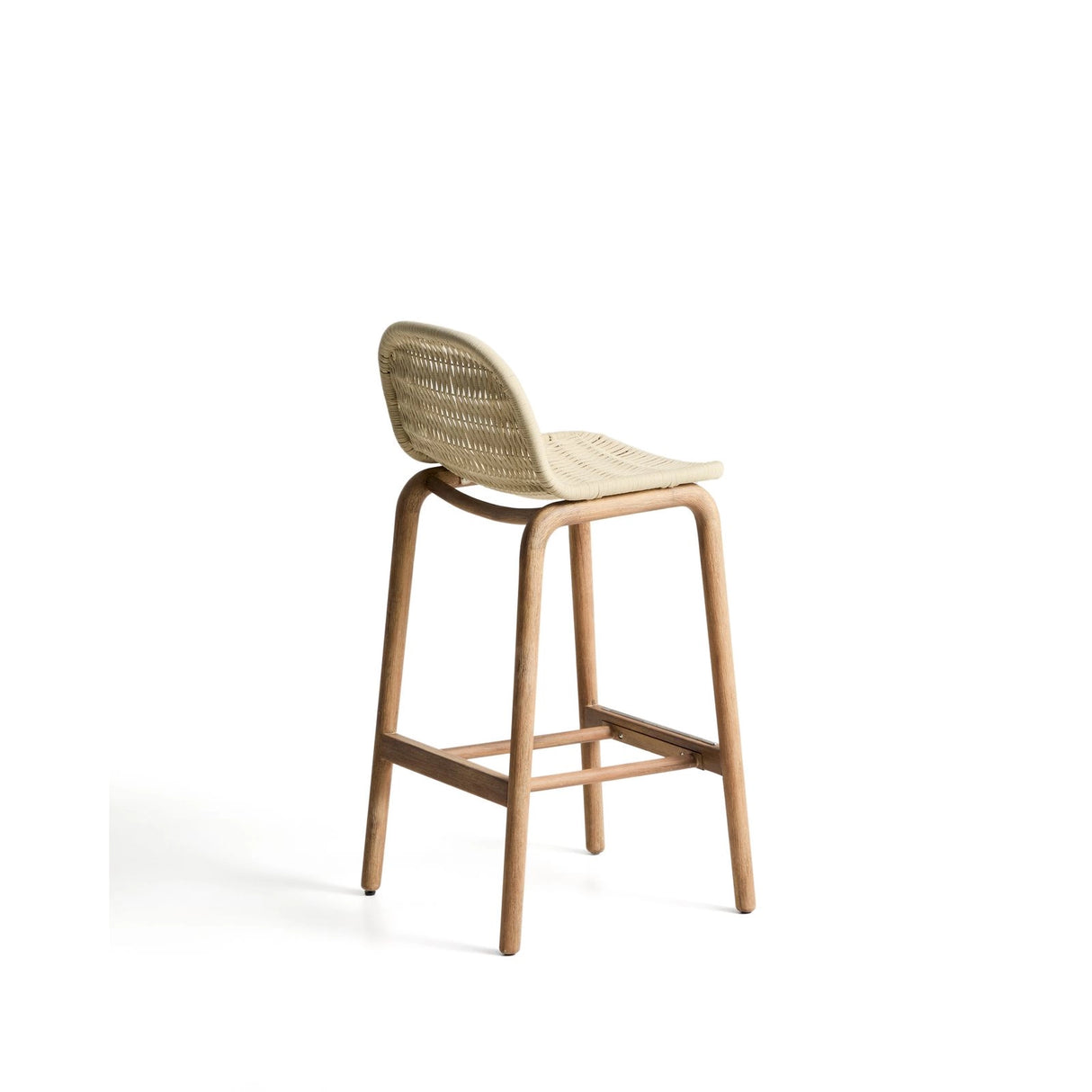 Hocker Alipa aus massivem Akazienholz und Seil, 75 cm, FSC 100 % von Kave Home – Bild 8