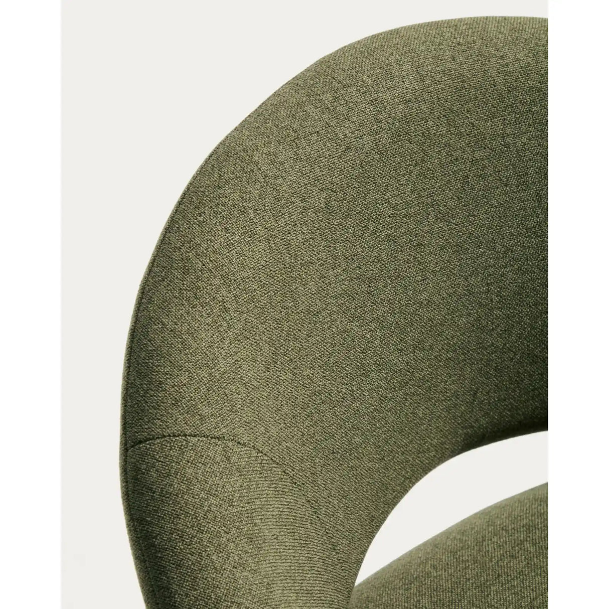 Hocker Bonali mit grüner Chenille und grünen Metallbeinen, FSC Mix Credit, 65 cm von Kave Home – Bild 10