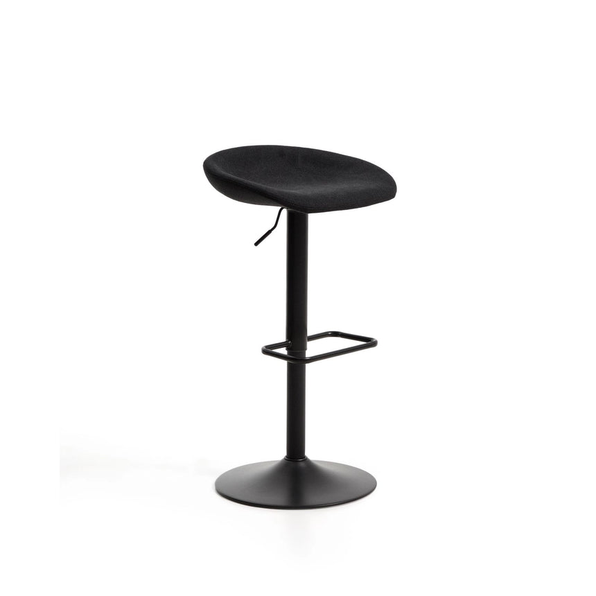 Hocker Danua aus Chenille und Stahl, 68–89 cm, FSC 100 % von Kave Home – Bild 1