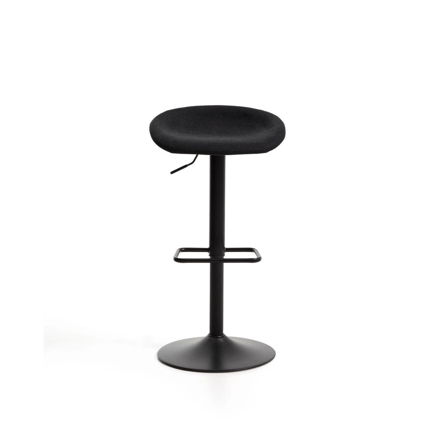 Hocker Danua aus Chenille und Stahl, 68–89 cm, FSC 100 % von Kave Home – Bild 4