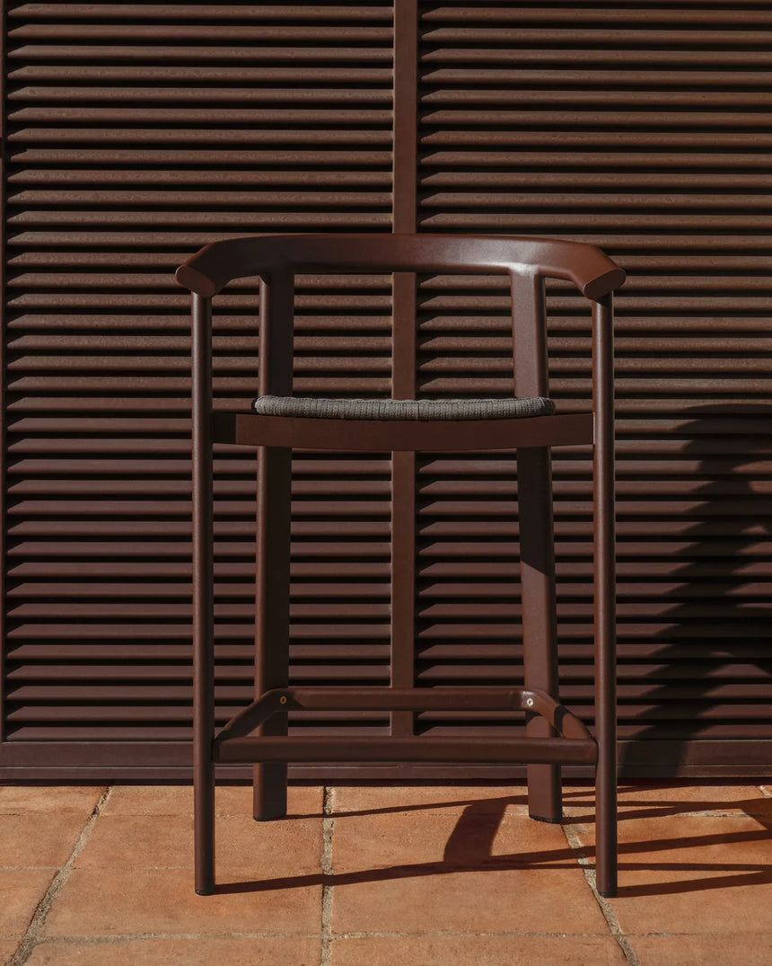 Hocker Erice aus Aluminium und Seil, 75 cm von Kave Home – Bild 2