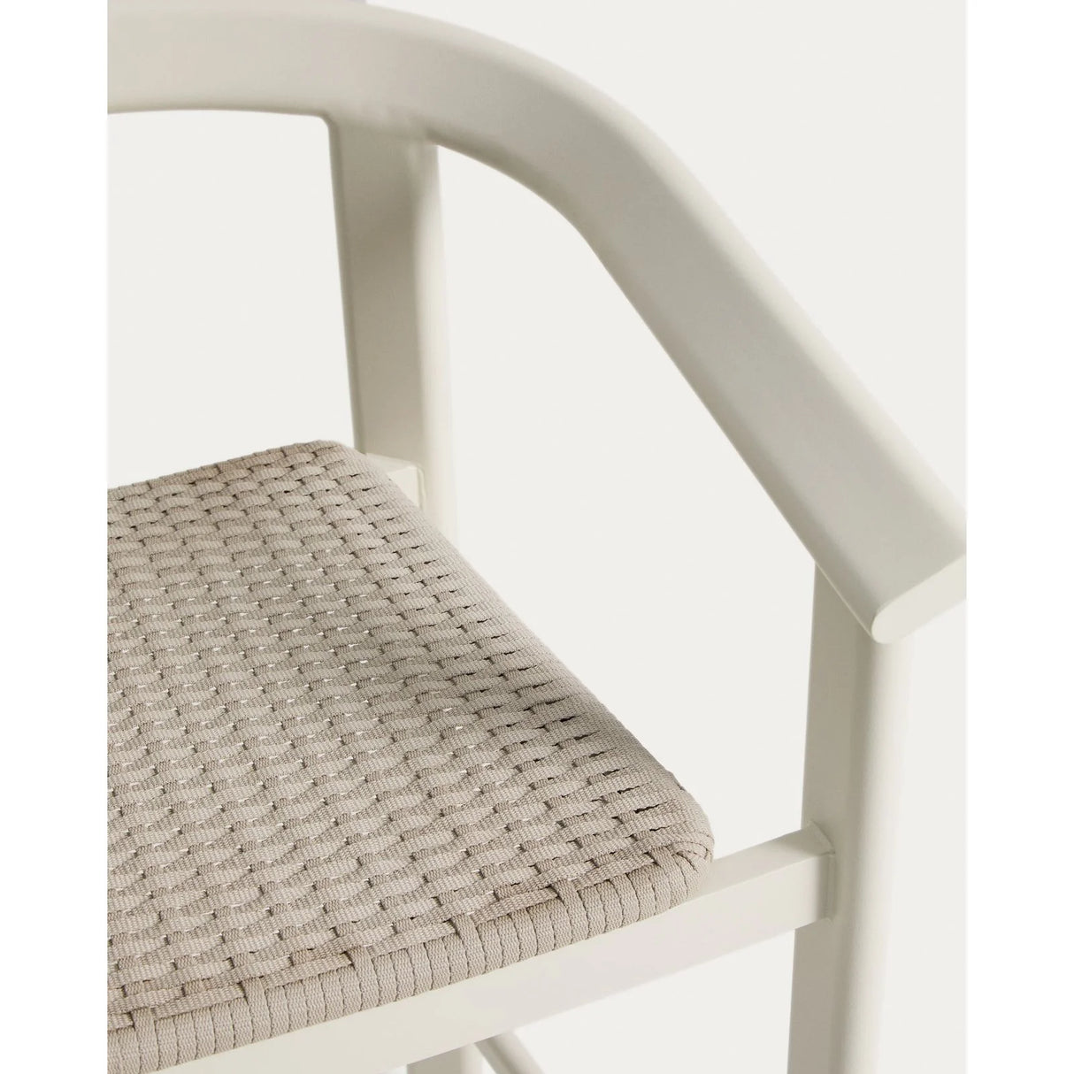 Hocker Erice aus Aluminium und ecrufarbenem Seil, 65 cm von Kave Home – Bild 10