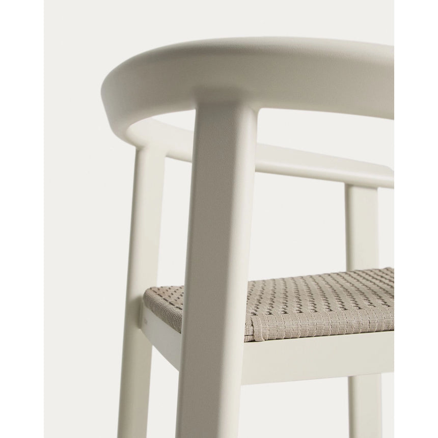 Hocker Erice aus Aluminium und ecrufarbenem Seil, 65 cm von Kave Home – Bild 11