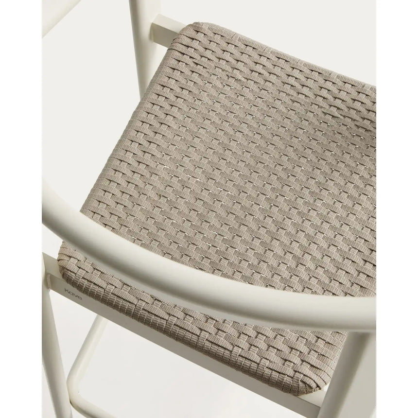 Hocker Erice aus Aluminium und ecrufarbenem Seil, 75 cm von Kave Home – Bild 11