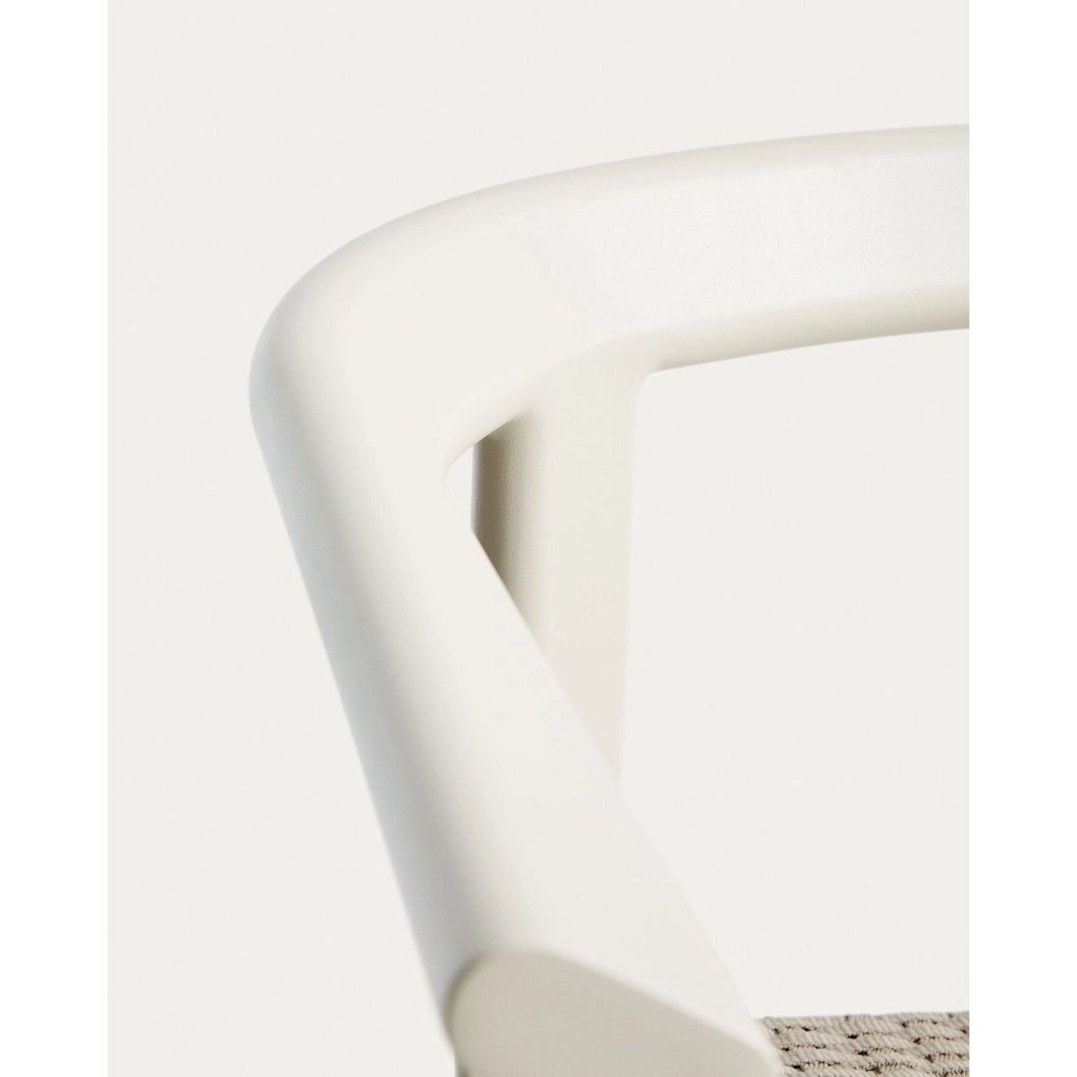 Hocker Erice aus Aluminium und ecrufarbenem Seil, 75 cm von Kave Home – Bild 9