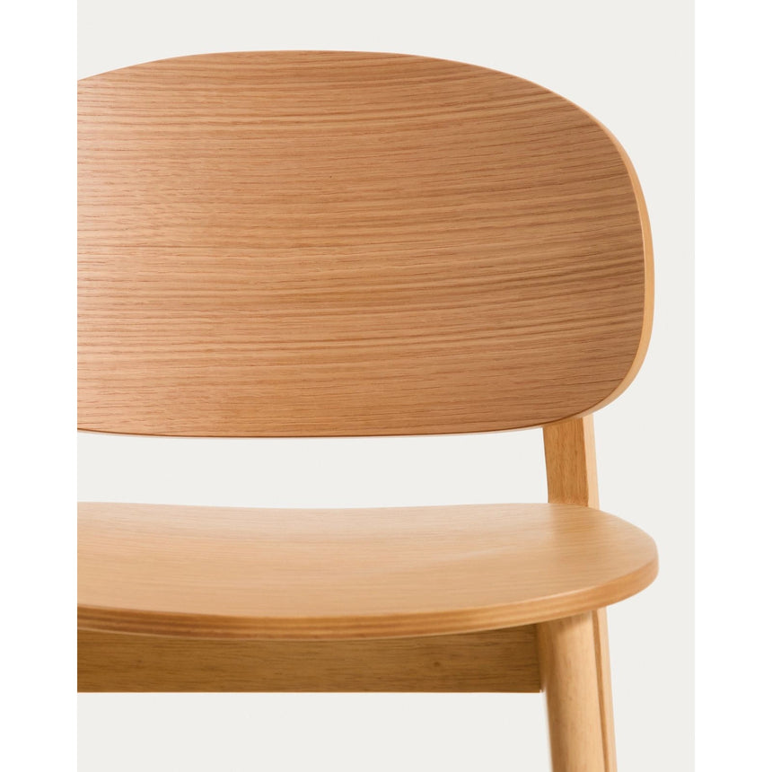 Hocker Ludara aus Eichenfurnier, 65 cm von Kave Home – Bild 8