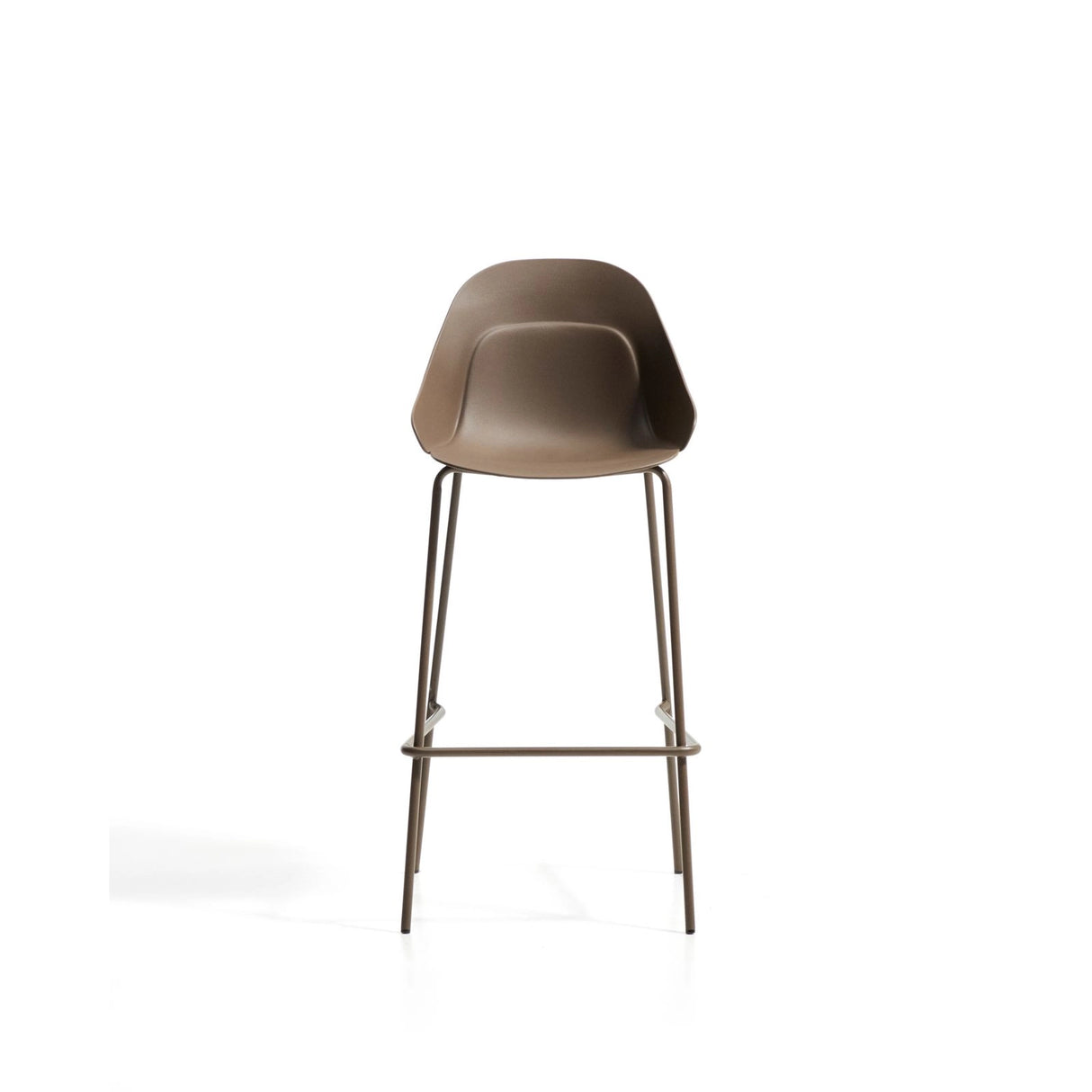 Hocker Sanile mit Stahlbeinen mit braunem Finish, 74 cm von Kave Home – Bild 6
