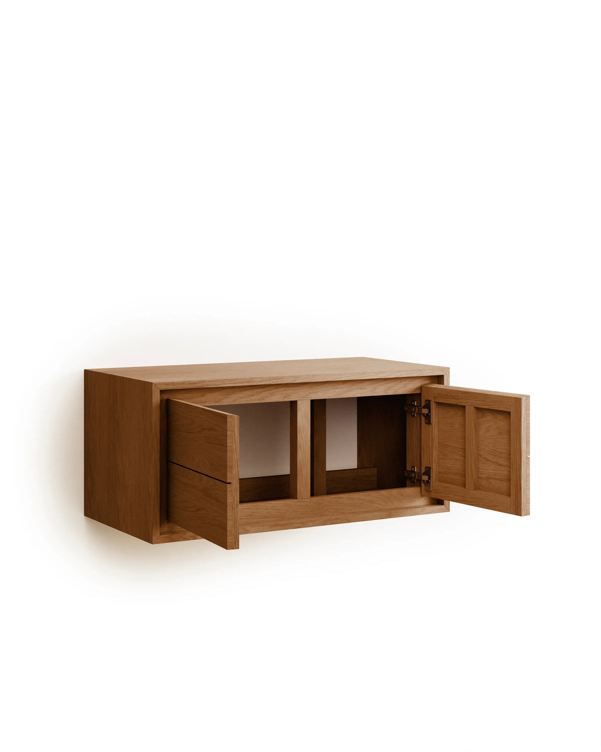 Kenta Badezimmermöbel aus massivem Teakholz mit natürlichem Finish 90 x 45 cm von Kave Home – Produktbild 2