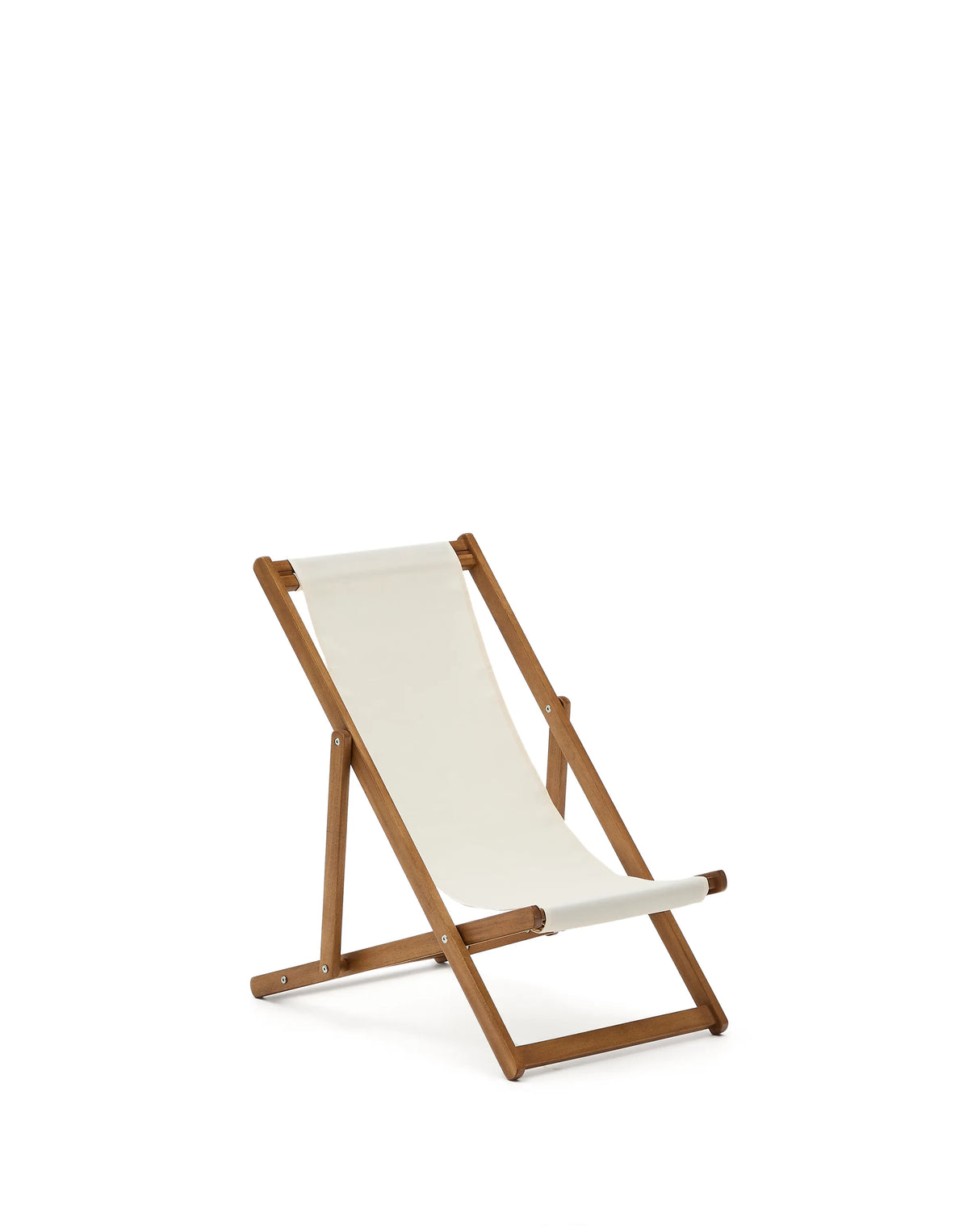 Klappbarer Outdoor-Liegestuhl Adredna für Kinder in Beige aus massivem Akazienholz FSC 100 % von Kave Home – Produktbild 8