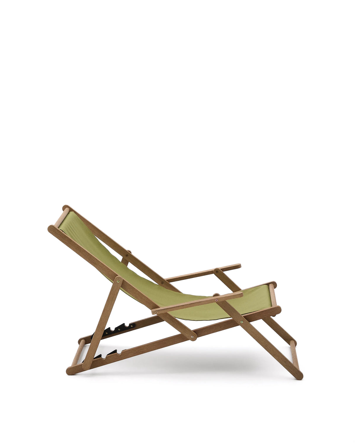 Klappbarer Outdoor-Liegestuhl Vilara in Grün aus massivem Akazienholz FSC 100% von Kave Home – Produktbild 12