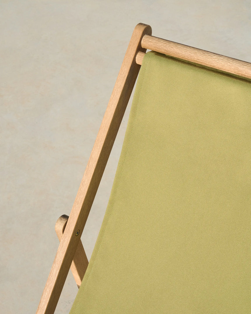 Klappbarer Outdoor-Liegestuhl Vilara in Grün aus massivem Akazienholz FSC 100% von Kave Home – Produktbild 8