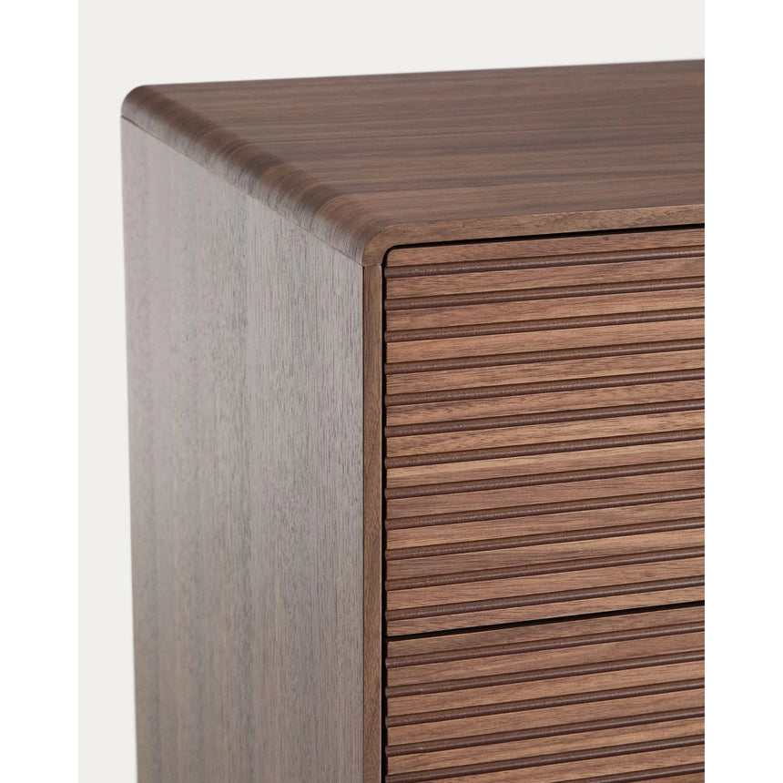 Kommode Norlen in Nussbaumfurnier mit 6 Schubladen, FSC Mix Credit, 112 x 73 cm von Kave Home – Produktbild 7