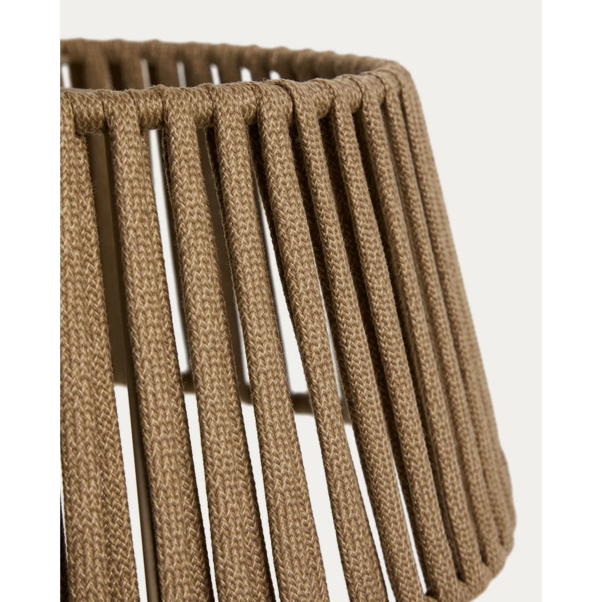Lampenschirm für Deckenleuchte Aldet aus flachem Seil in Beige, Ø 46 cm von Kave Home – Bild 4