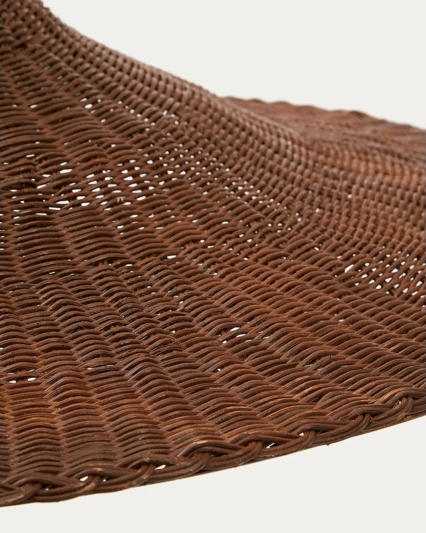 Lampenschirm für Deckenleuchte Bladia aus Rattan mit Finish in Braun Ø 90 cm von Kave Home – Bild 6