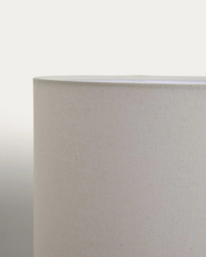 Lampenschirm für Deckenleuchten Niani aus elfenbeinfarbener Baumwolle Ø 60 cm von Kave Home – Bild 3