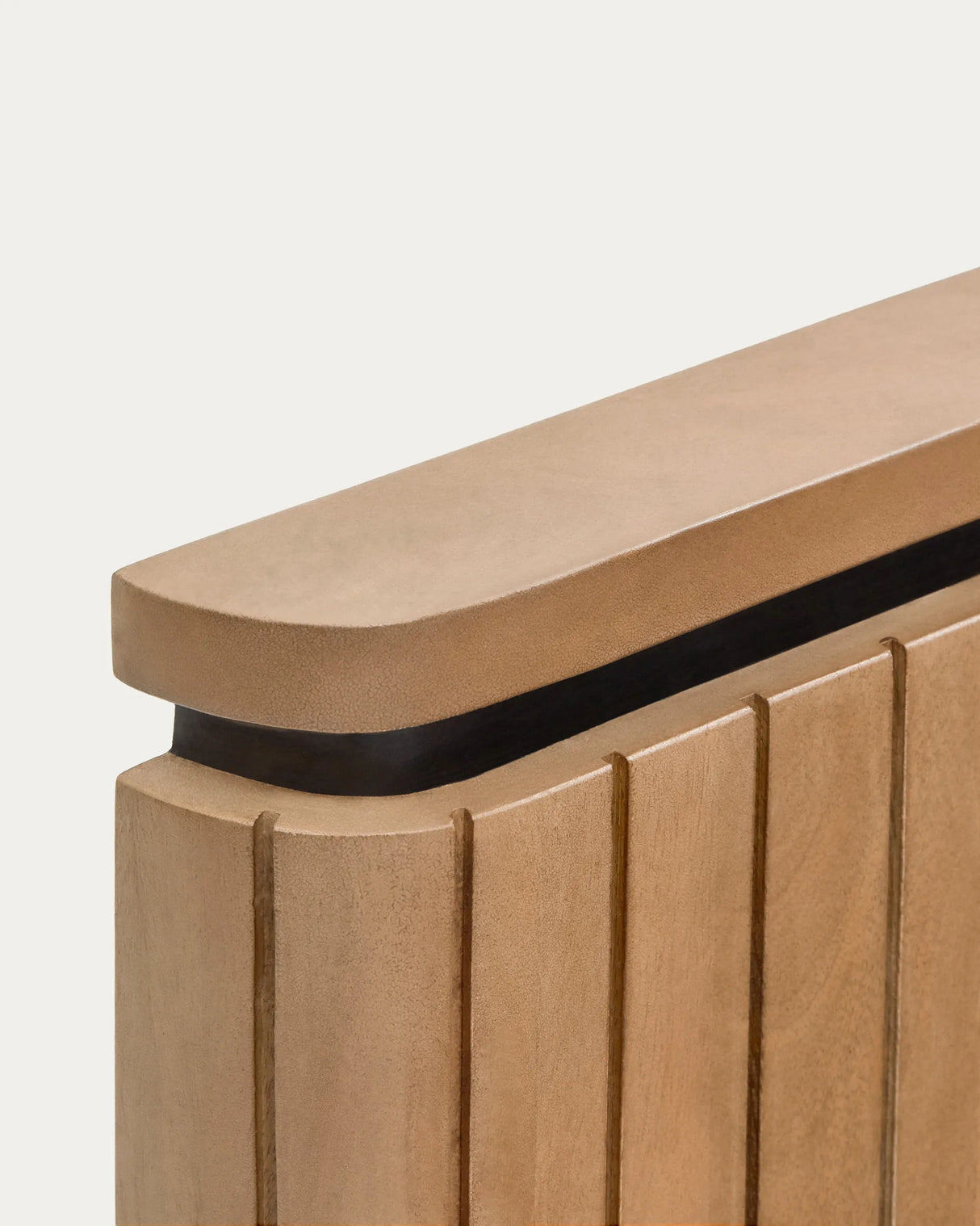 Licia Bett aus massivem Mangoholz und schwarz lackiertem Metall für Matratze von 160 x 200 cm von Kave Home – Produktbild 2