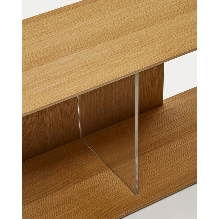 Litto Set aus 2 modularen Regalen aus Eichenfurnier oder Nussholzfurnier 101 x 76 cm von Kave Home – Bild 15
