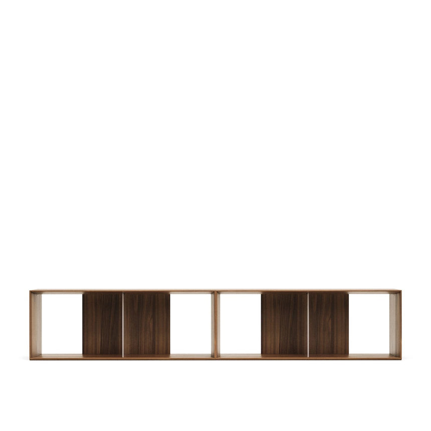 Litto Set aus 2 modularen Regalen aus Nussholzfurnier 101 x 76 cm von Kave Home – Bild 10