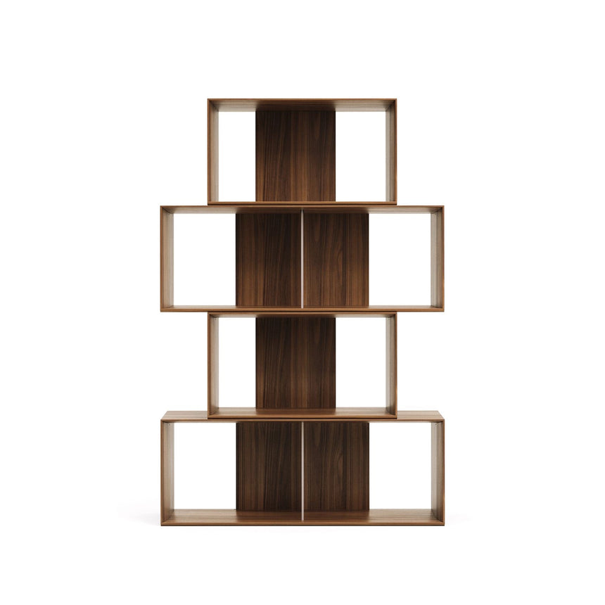 Litto Set aus 4 modularen Regalen aus Nussholzfurnier 168 x 76 cm von Kave Home – Bild 11