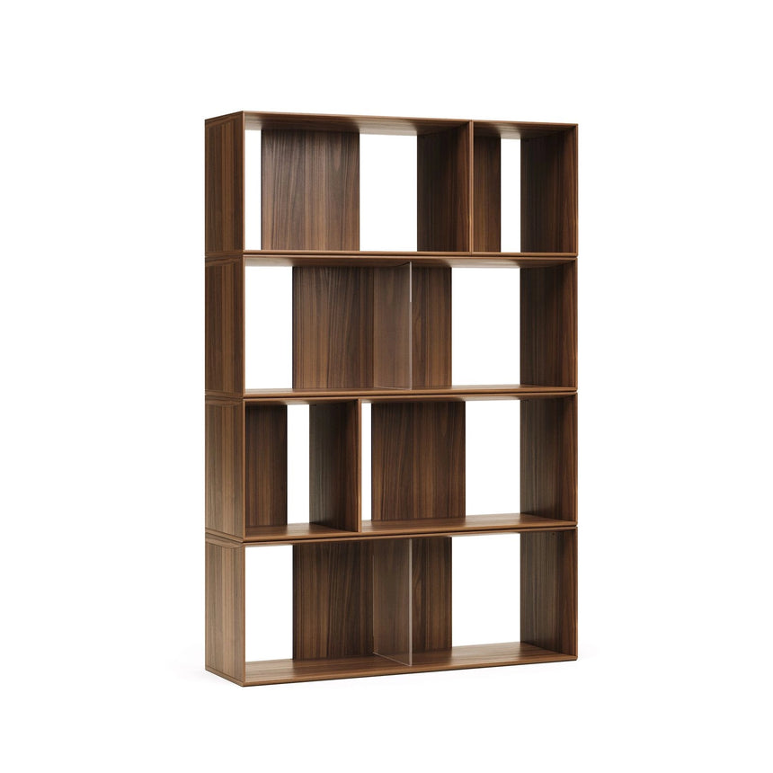 Litto Set aus 6 modularen Regalen aus Nussholzfurnier 101 x 152 cm von Kave Home – Bild 6