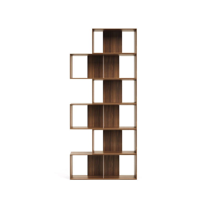Litto Set aus 6 modularen Regalen aus Nussholzfurnier 168 x 114 cm von Kave Home – Bild 9
