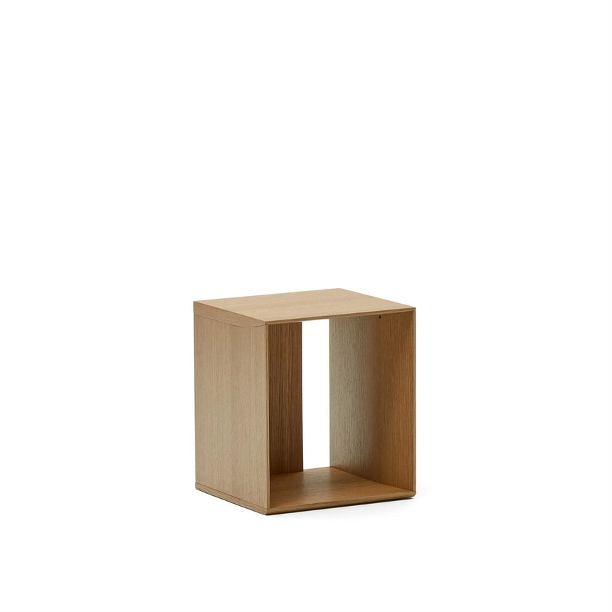 Litto kleines Regalmodul aus Eichenfurnier oder Nussholzfurnier 34 x 38 cm von Kave Home – Bild 6