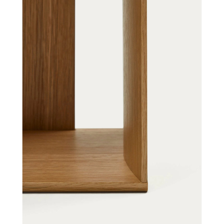 Litto kleines Regalmodul aus Eichenfurnier oder Nussholzfurnier 34 x 38 cm von Kave Home – Bild 9
