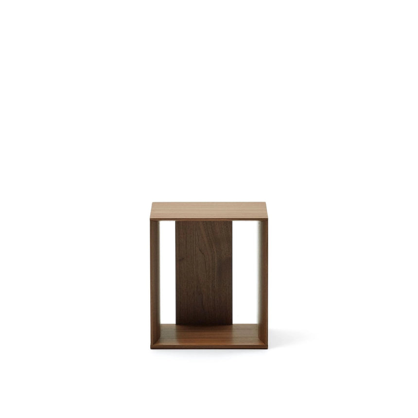 Litto kleines Regalmodul aus Nussholzfurnier 34 x 38 cm von Kave Home – Bild 1