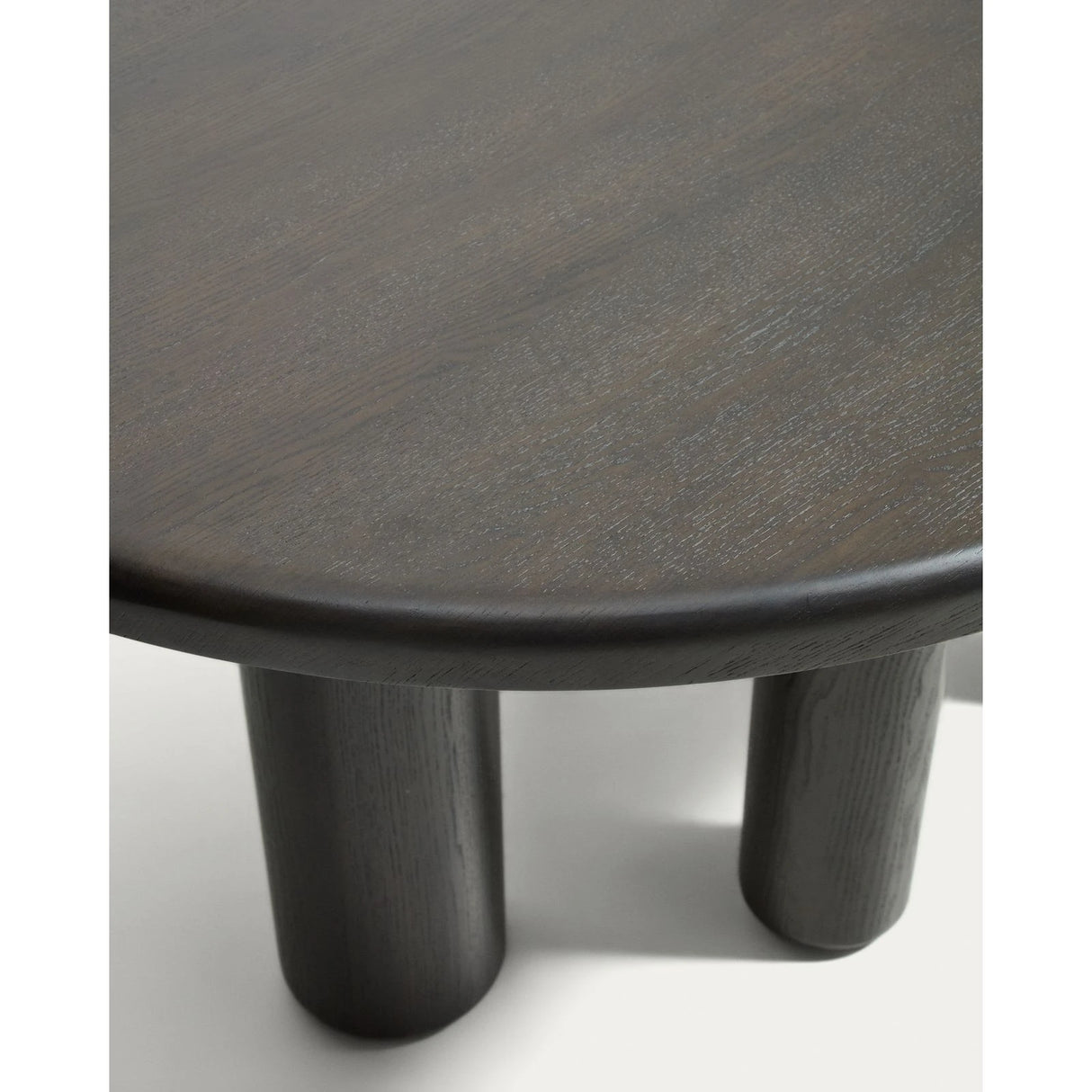 Mailen ovaler Tisch aus Eschenfurnier mit dunklem Finish Ø 180 x 105 cm von Kave Home – Bild 4