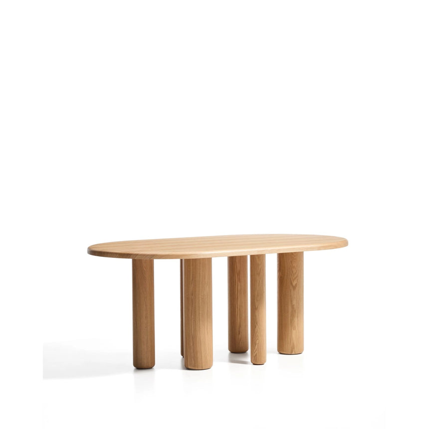 Mailen ovaler Tisch aus Eschenfurnier mit natürlichem Finish Ø 180 x 105 cm von Kave Home – Bild 3