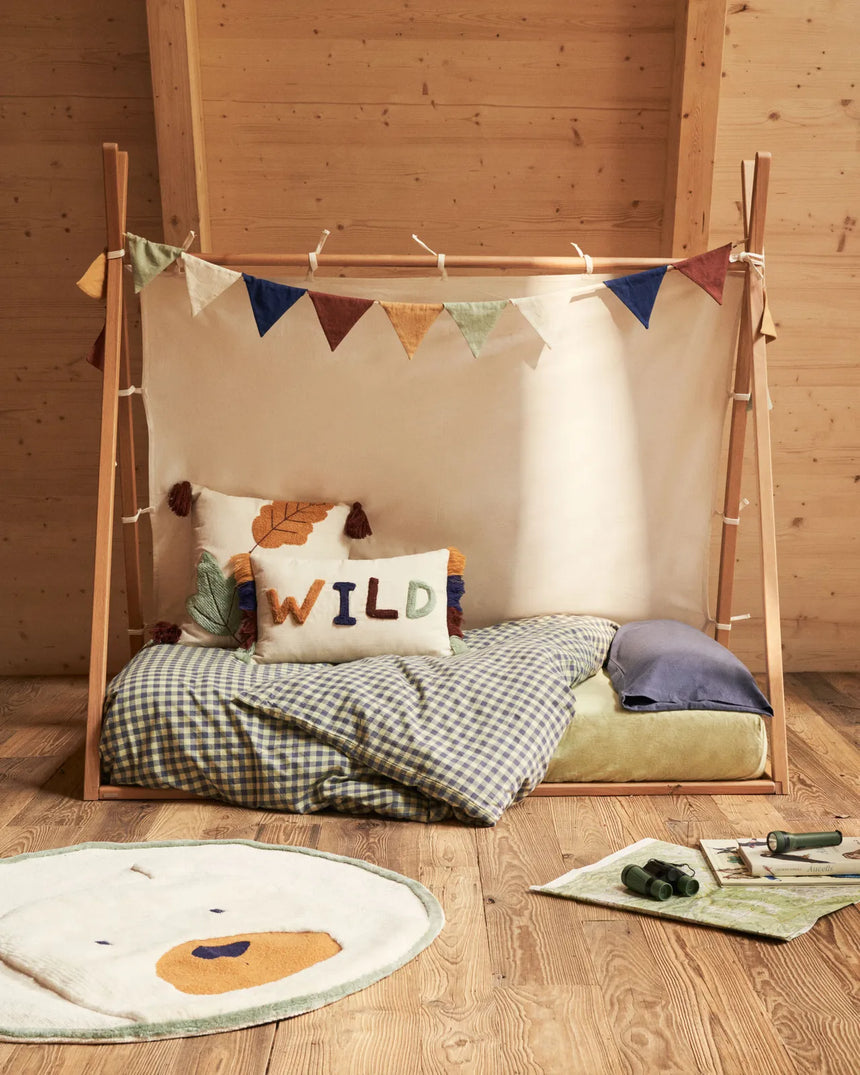 Maralis Tipi-Bett aus massiver Buche mit natürlichem Finish für Matratze von 70 x 140 cm von Kave Home – Bild 2