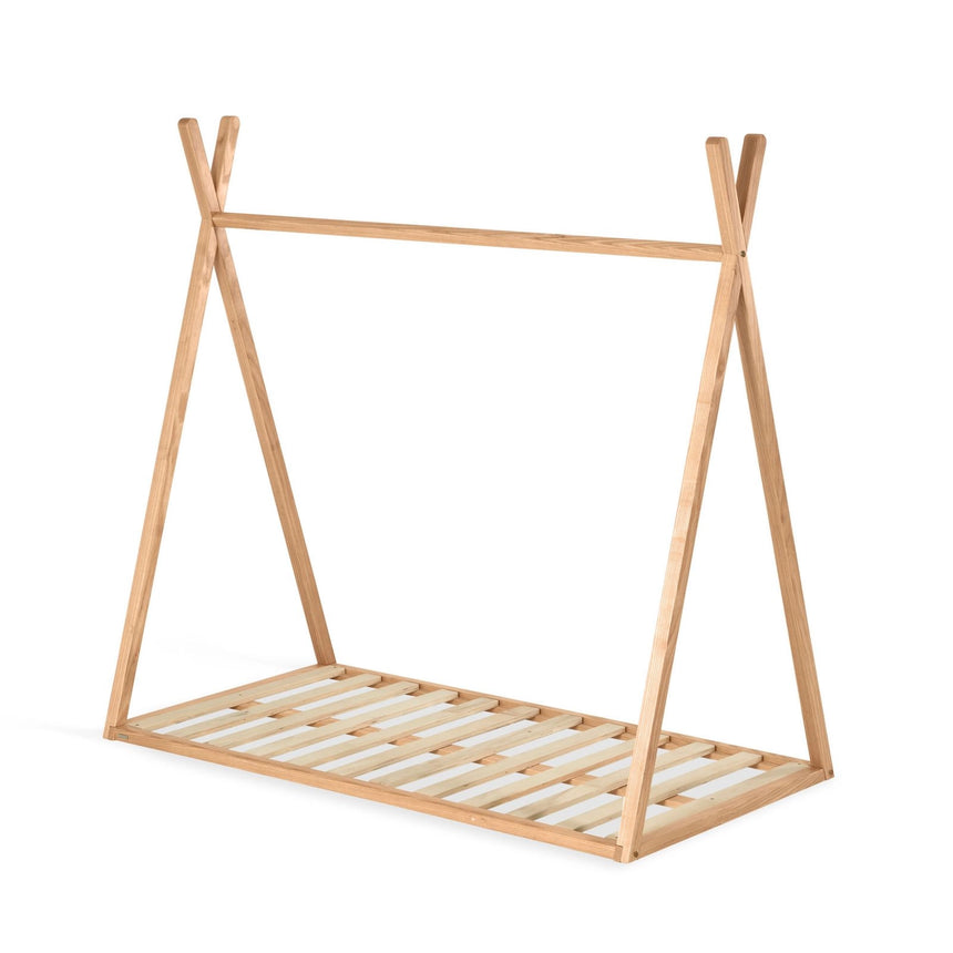 Maralis Tipi-Bett aus massiver Buche mit natürlichem Finish für Matratze von 70 x 140 cm von Kave Home – Bild 6