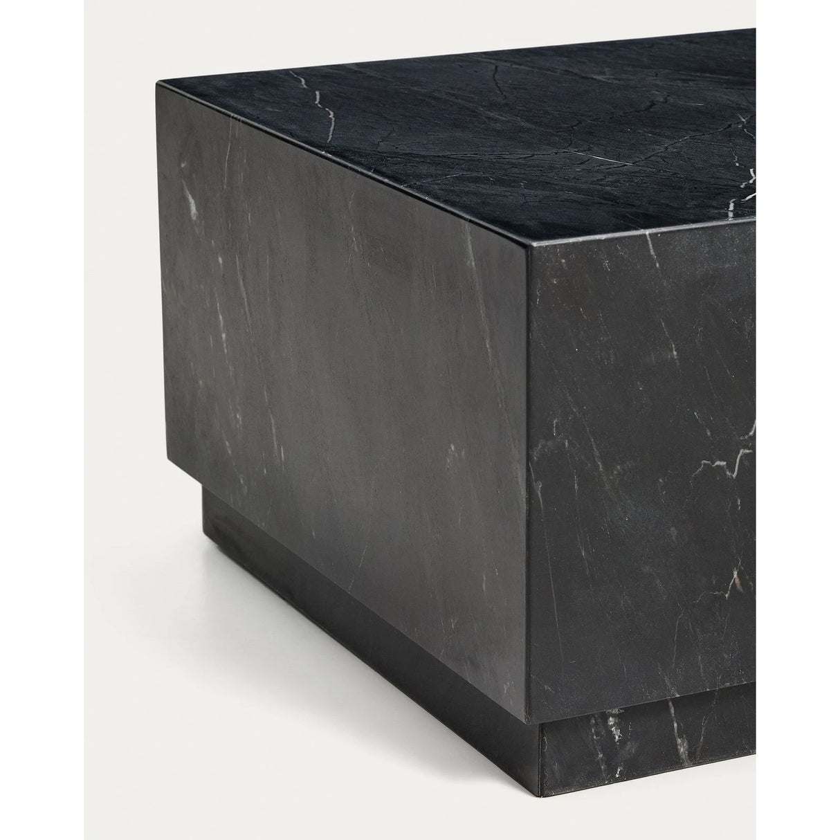 Marmortisch Sorein aus schwarzem Marmor 100 x 50 cm von Kave Home – Bild 8