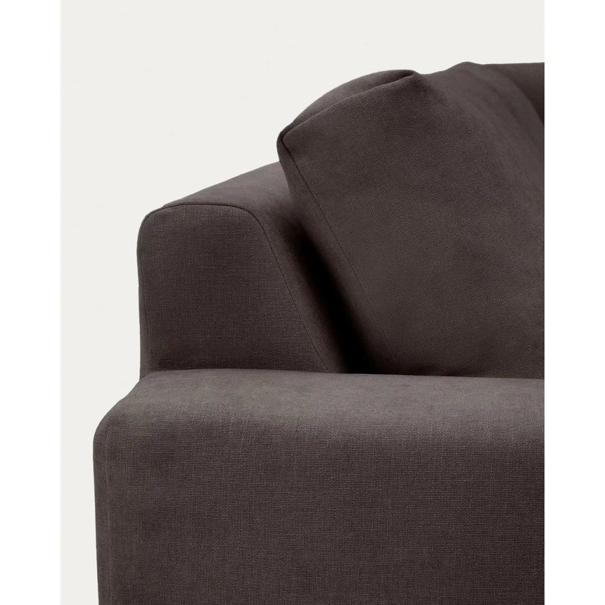 Modulares 5-Sitzer-Ecksofa Alea mit Bezug aus Chenille, 310 x 310 cm von Kave Home – Bild 7