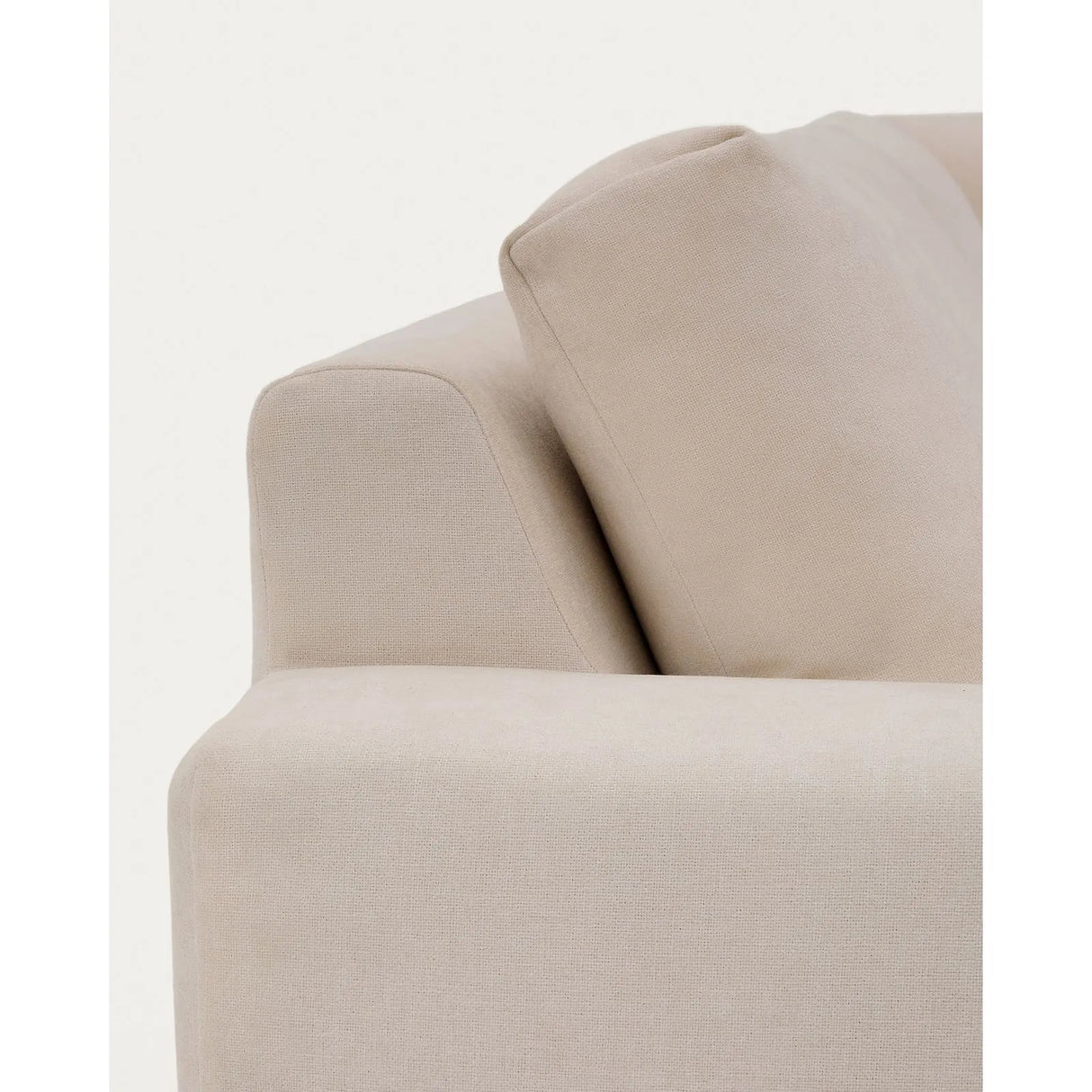 Modulares 5-Sitzer-Ecksofa Alea mit Bezug aus Chenille in Beige, 310 x 310 cm von Kave Home – Bild 7
