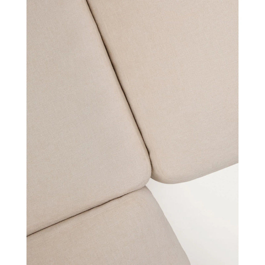 Modulares 5-Sitzer-Ecksofa Alea mit Bezug aus Chenille in Beige, 310 x 310 cm von Kave Home – Bild 9