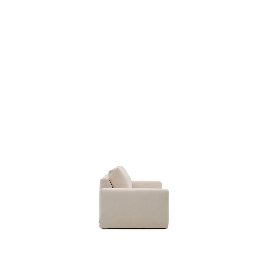 Modulares Sofa Alea für 3 Personen mit abnehmbarem Bezug aus Chenille in Beige, 220 cm von Kave Home – Bild 5