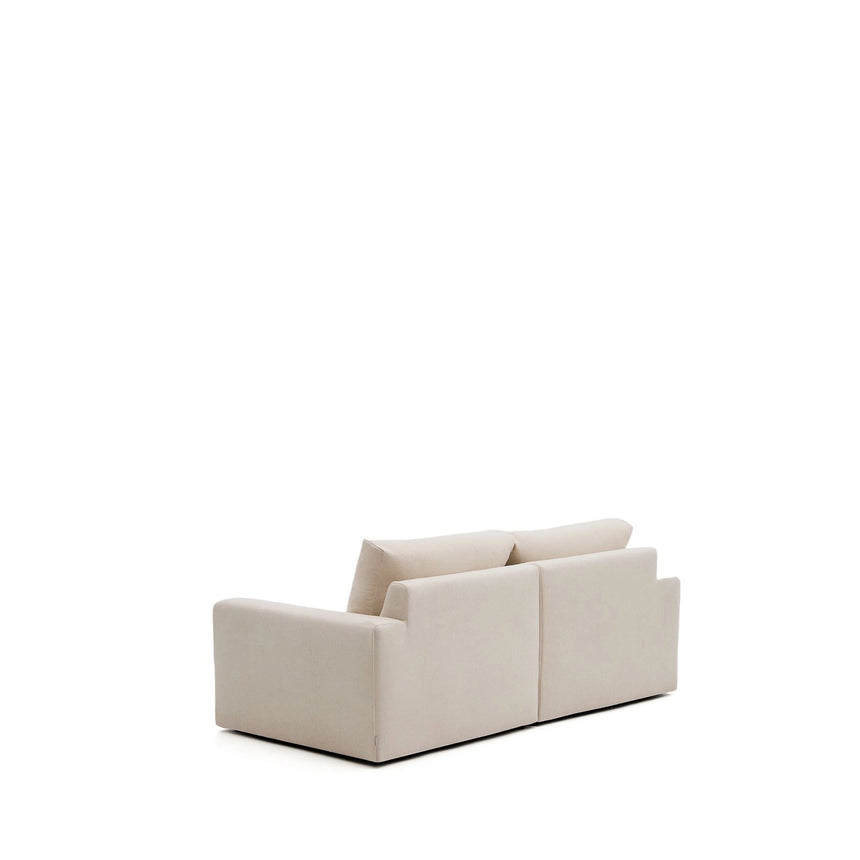Modulares Sofa Alea für 3 Personen mit abnehmbarem Bezug aus Chenille mit Chaiselongue links in Beige, 220 cm von Kave Home – Bild 5
