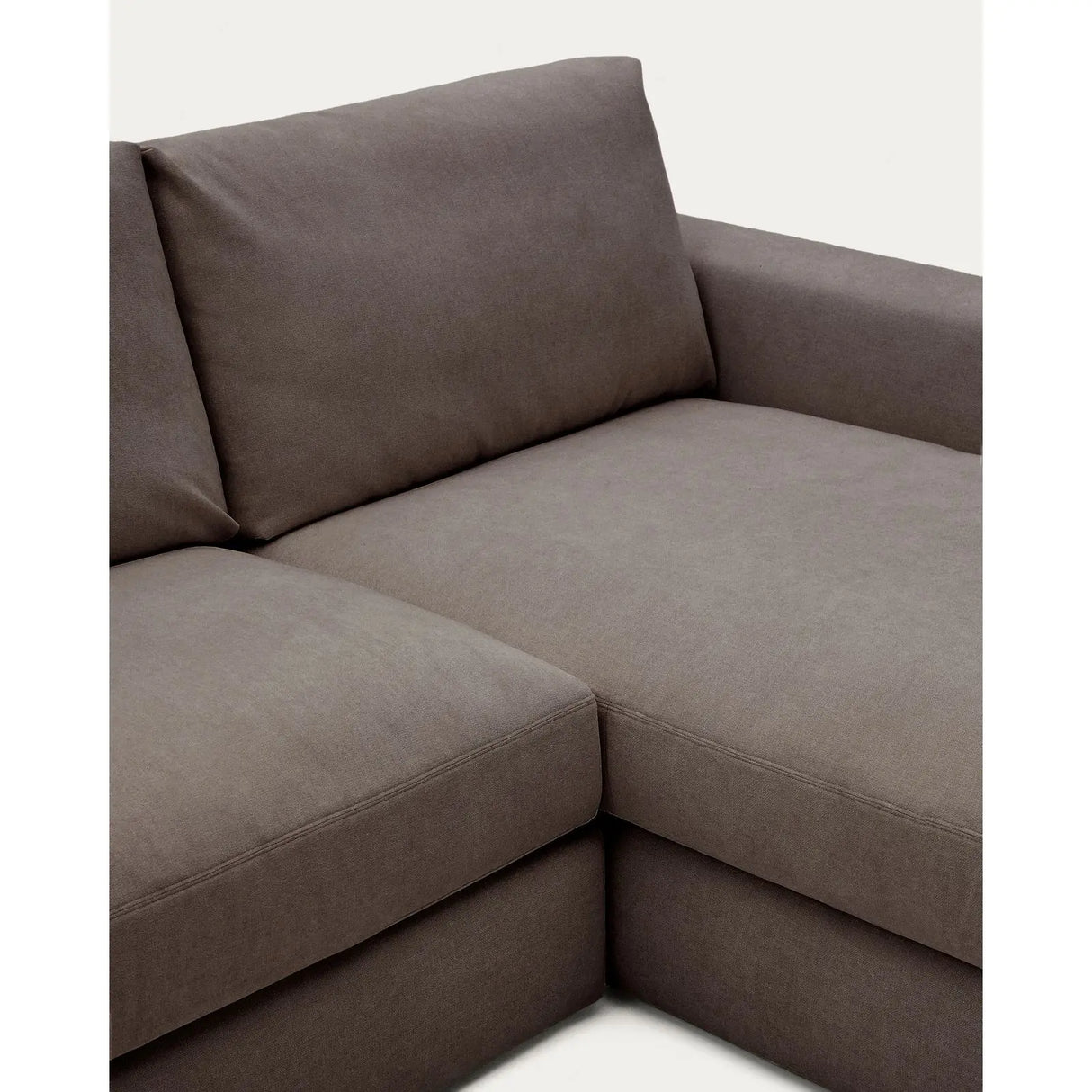 Modulares Sofa Alea für 3 Personen mit abnehmbarem Bezug aus Chenille mit Chaiselongue rechts, 220 cm von Kave Home – Bild 6